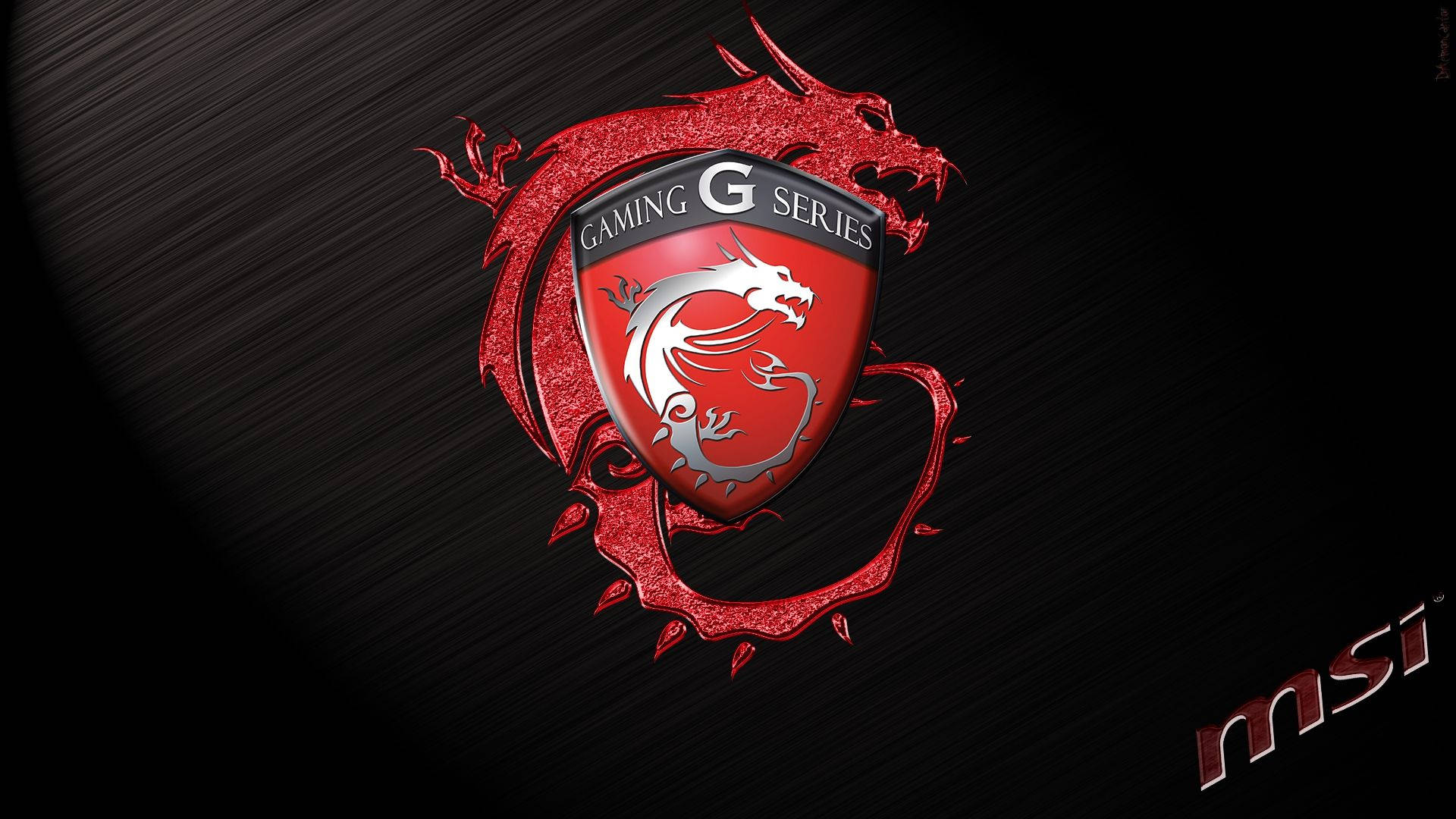 Msi Red Dragon Gaming Series Logo Background