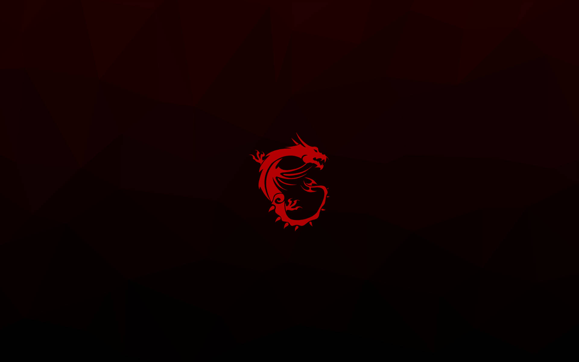 Msi Red Dragon Minimalist Background