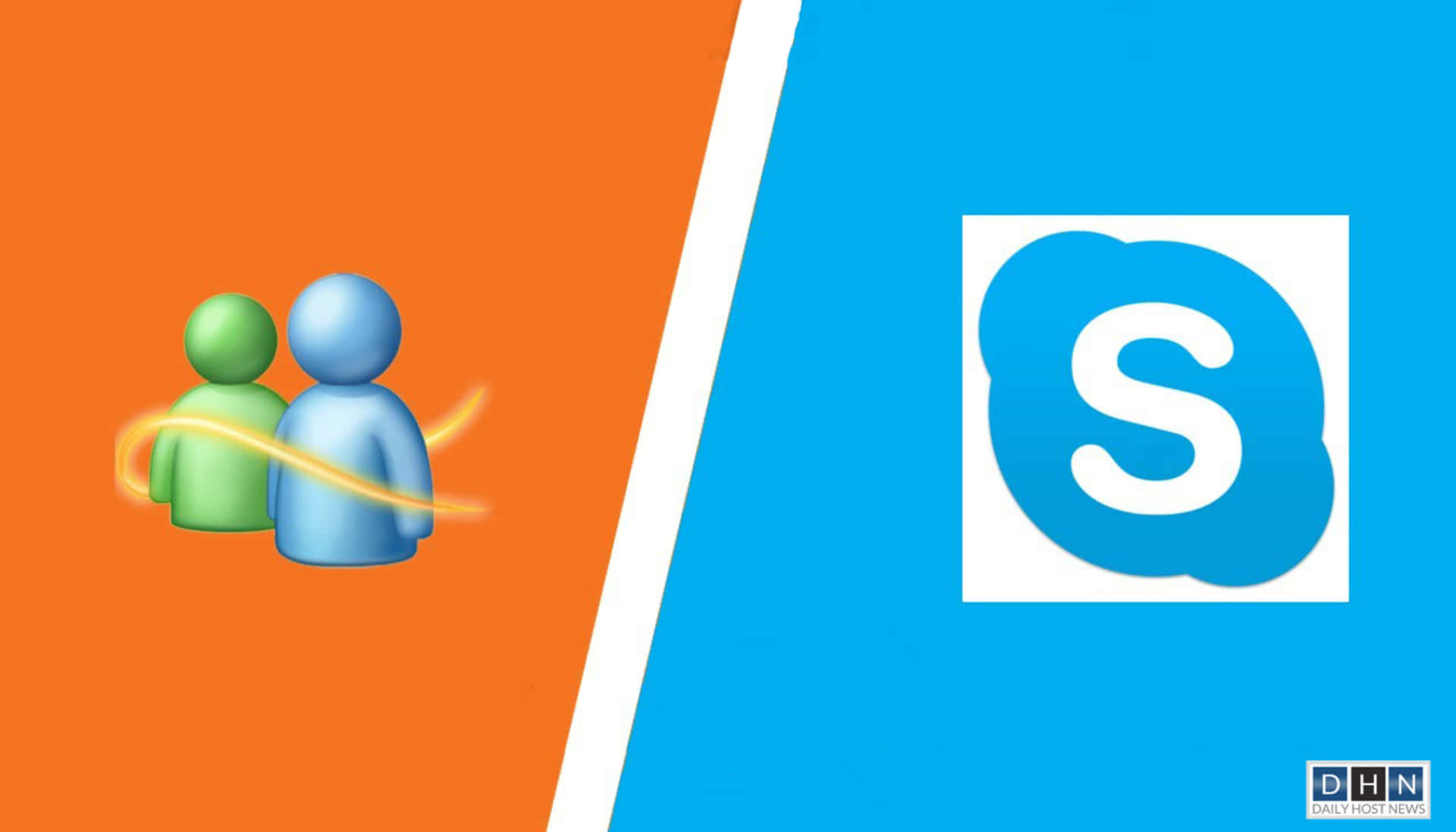 Msn And Skype Icons Background