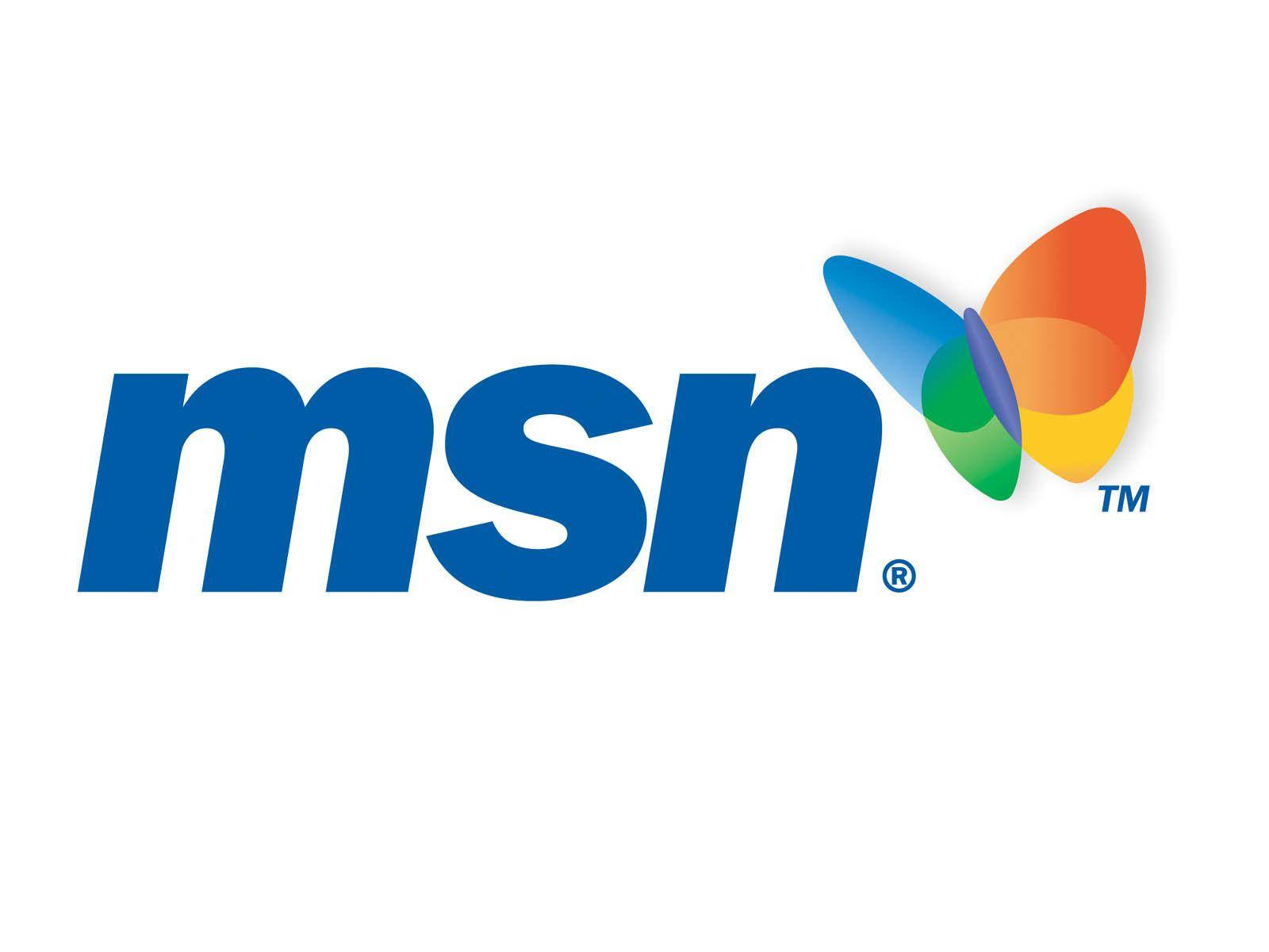 Msn Logo With Butterfly Background