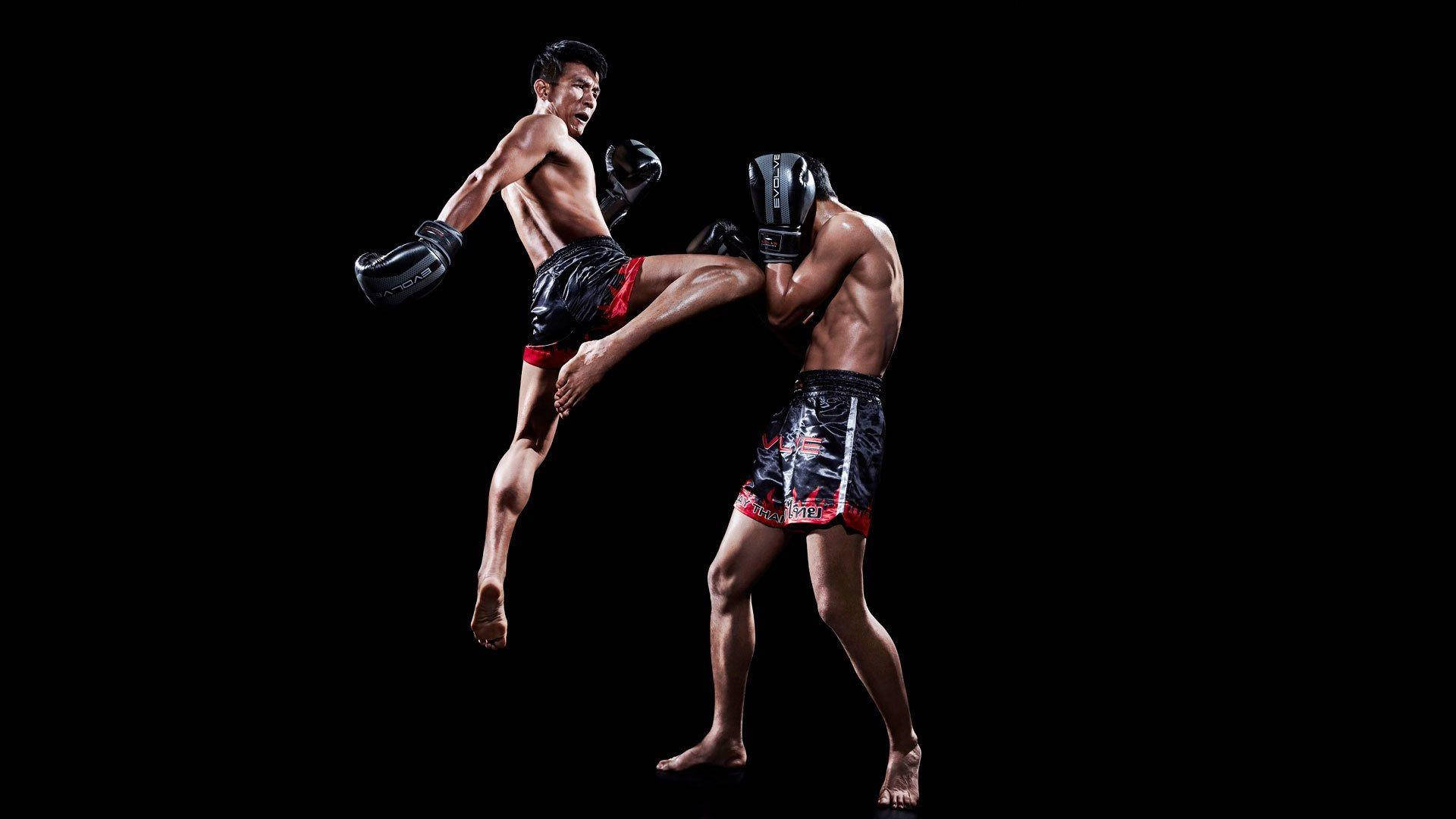 Muay Thai Battle Background