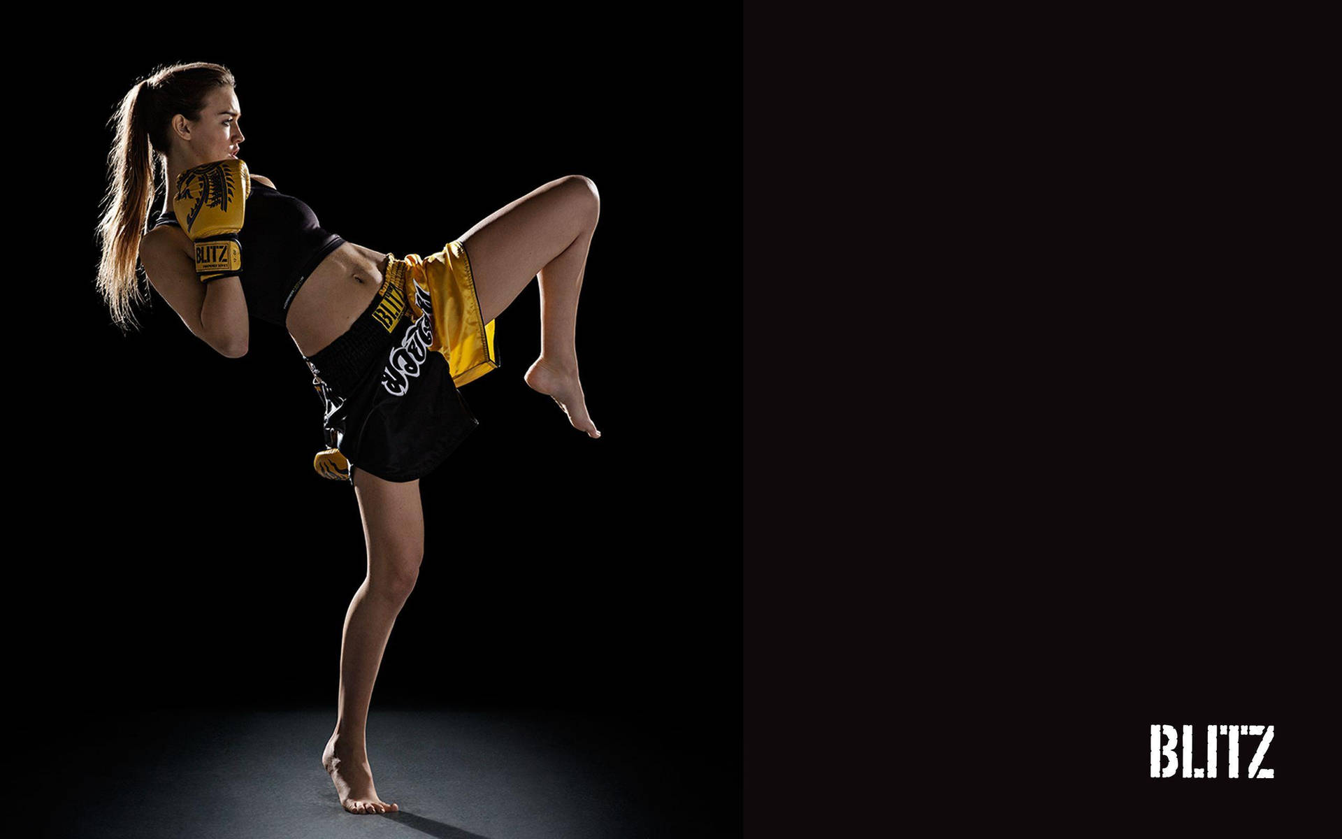 Muay Thai Kick Girl