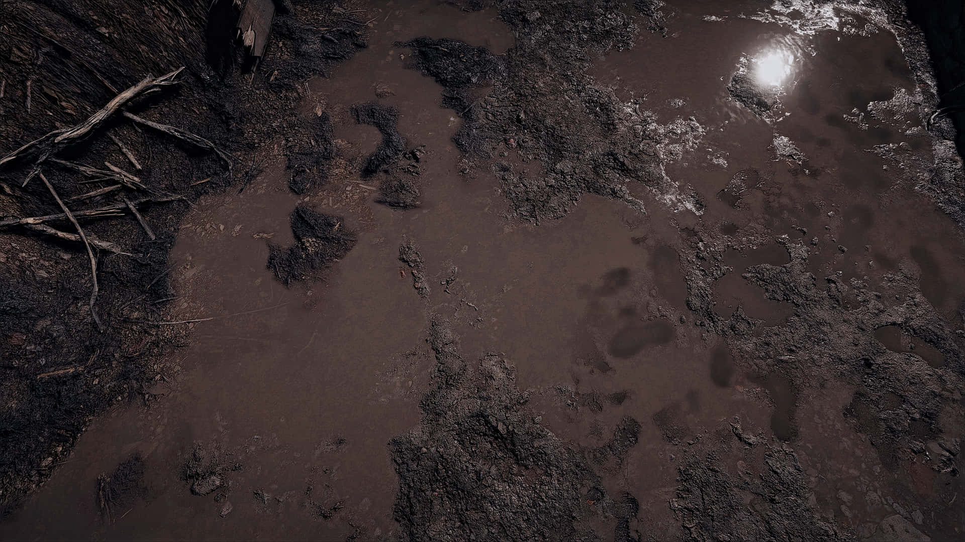 Mud Soil Battlefield 1 Video Game Background