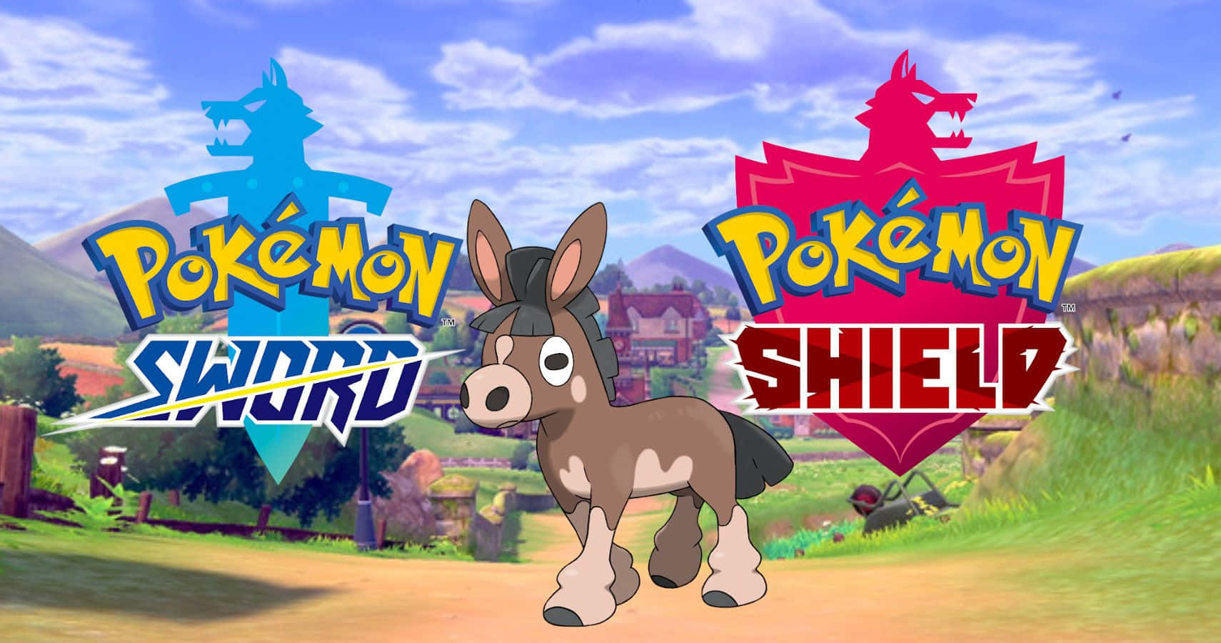 Mudbray For Pokemon Sword And Shield Background
