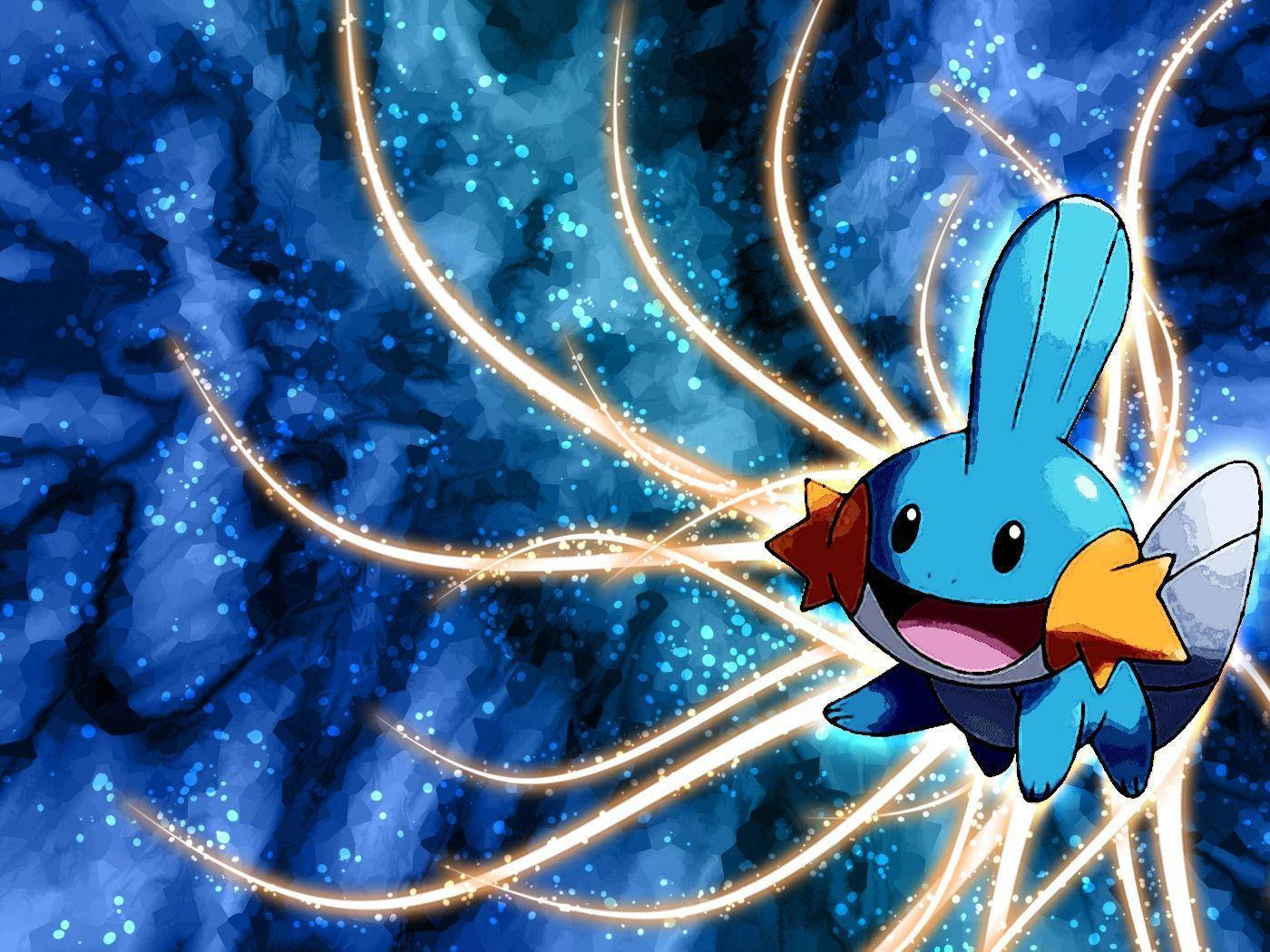 Mudkip Fantasy Water Background