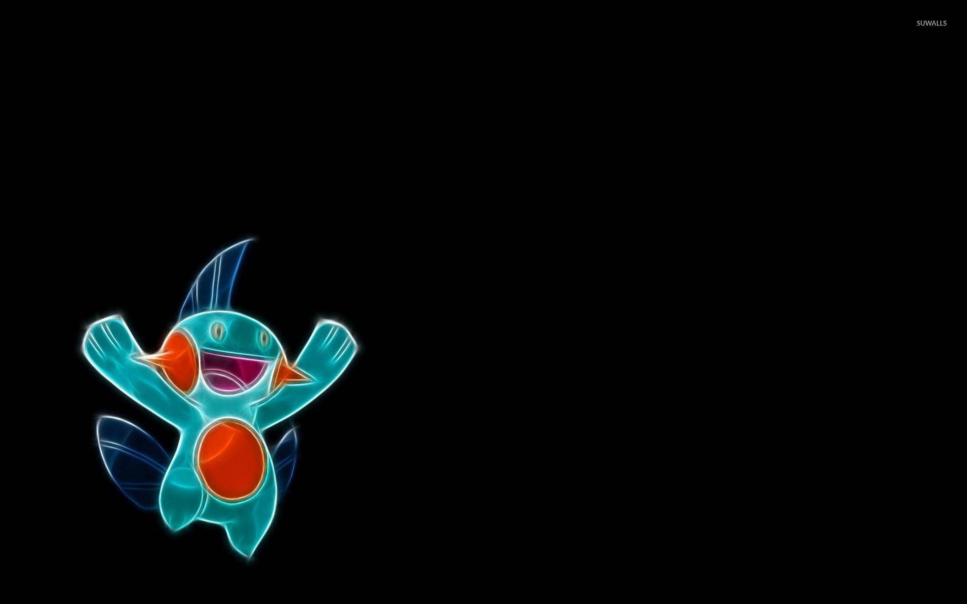 Mudkip Neon Photo Background