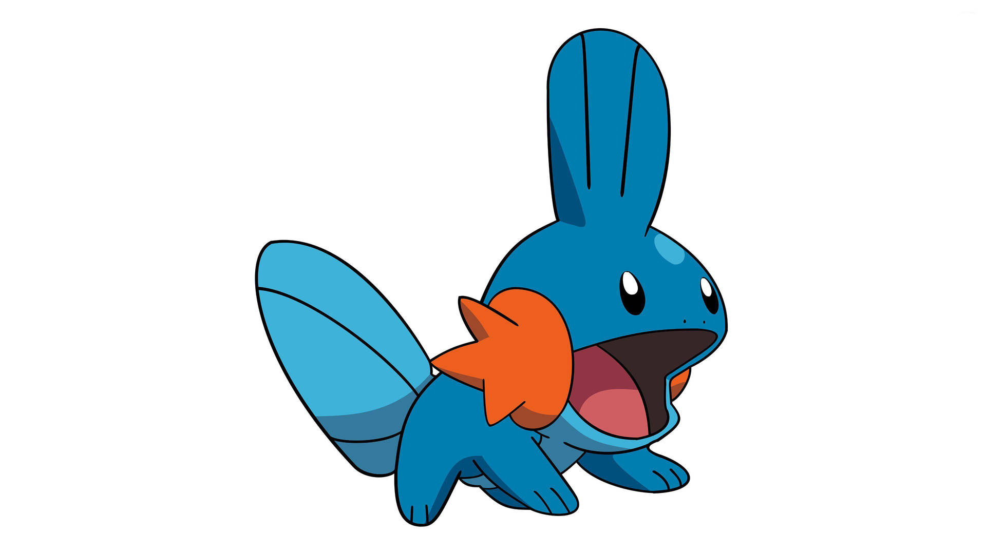 Mudkip With Open Mouth Background