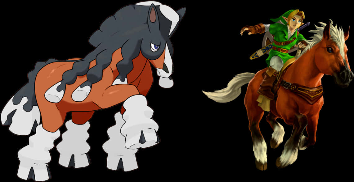 Mudsdale And Epona