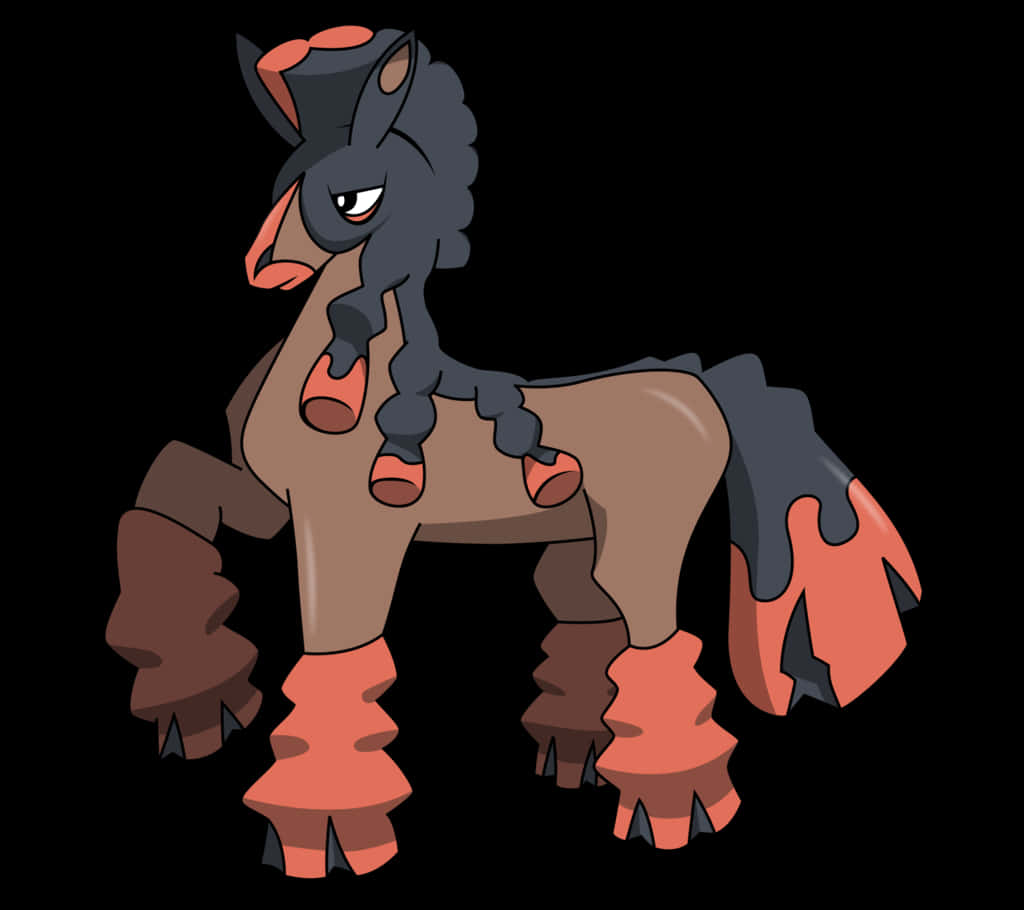 Mudsdale Raising One Front Leg