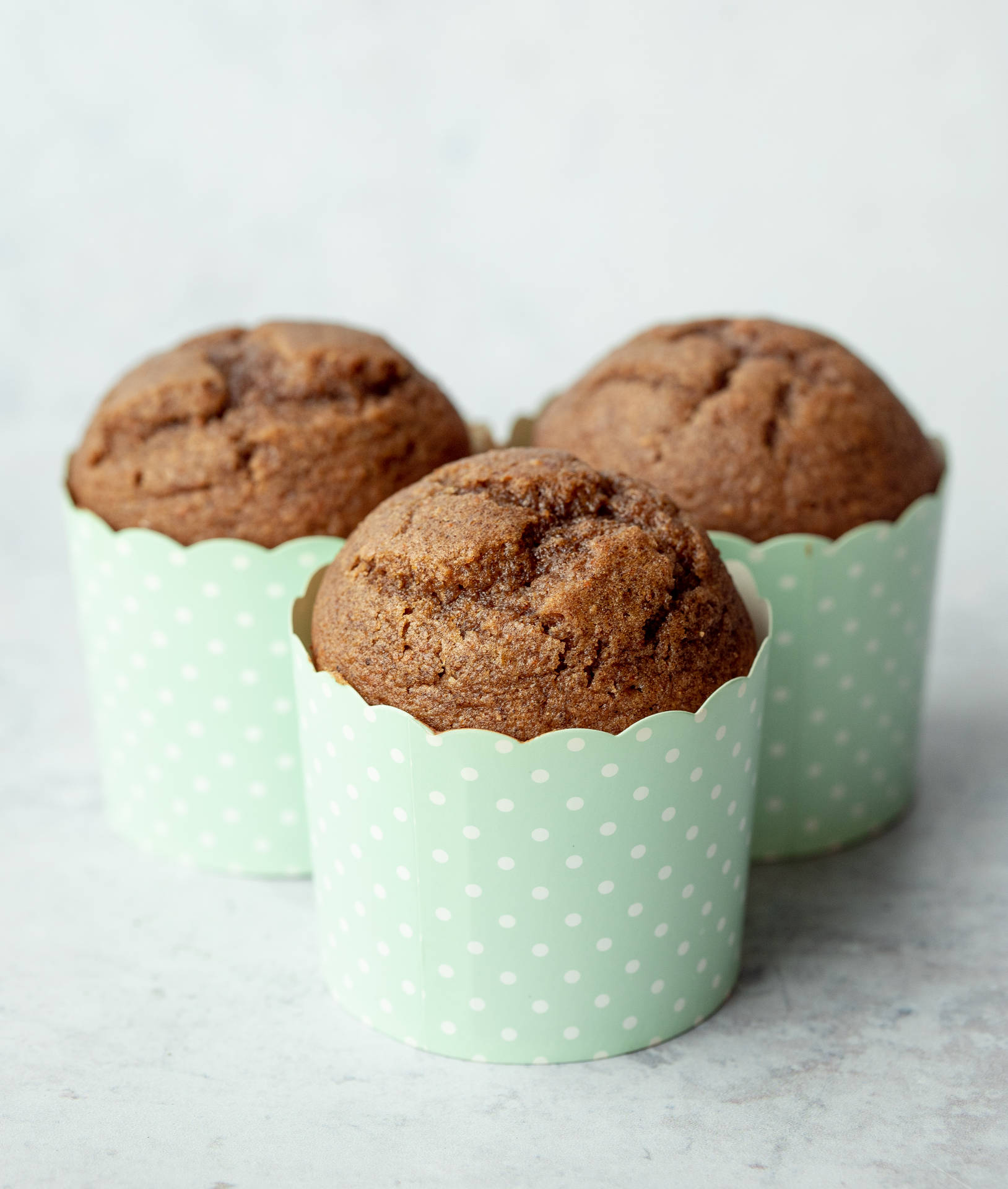 Muffins With Polka Dot Cups