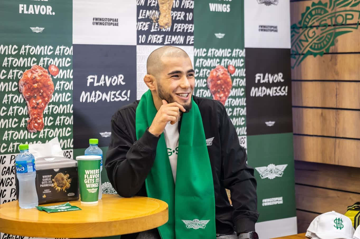 Muhammad Mokaev At Cafe