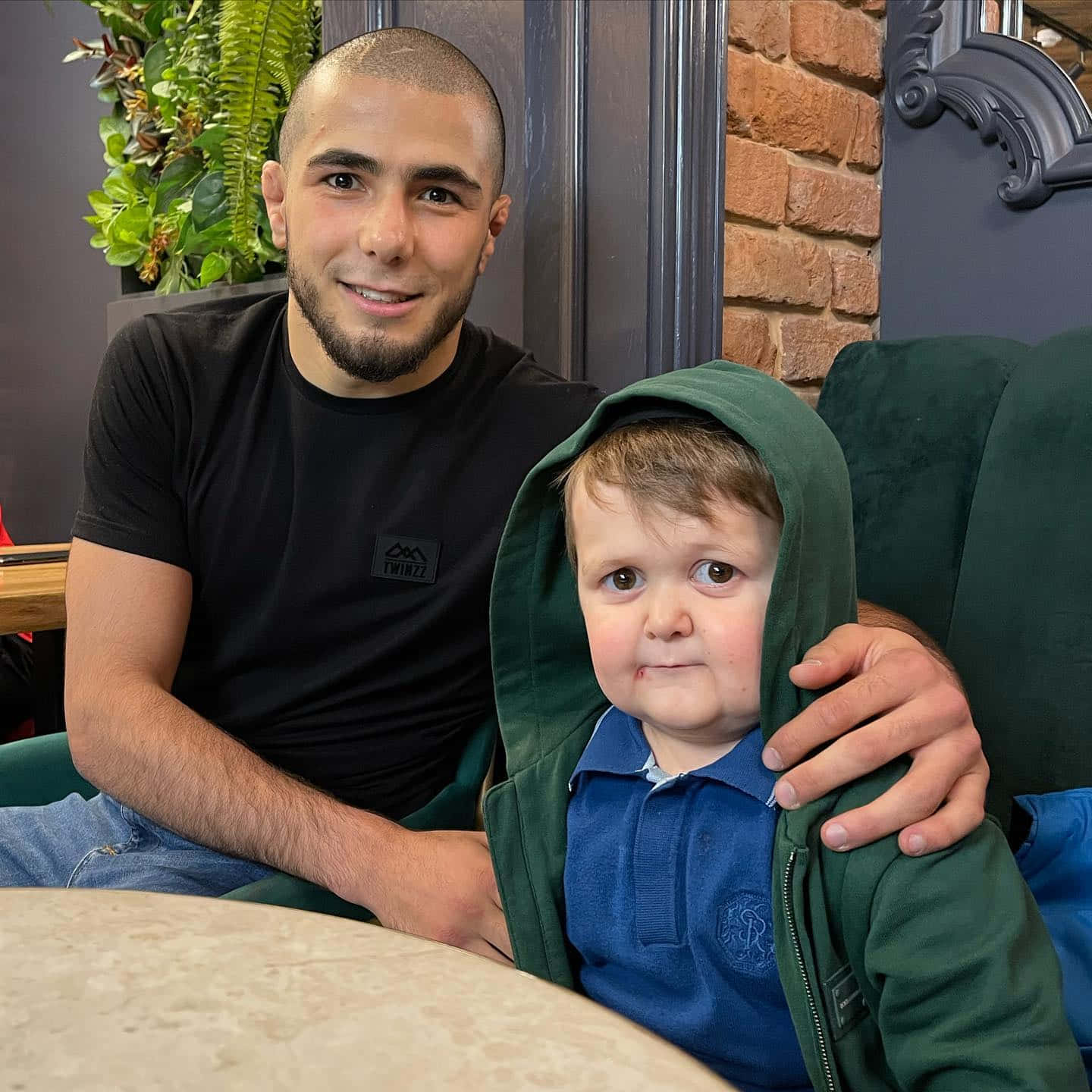 Muhammad Mokaev With Hasbik