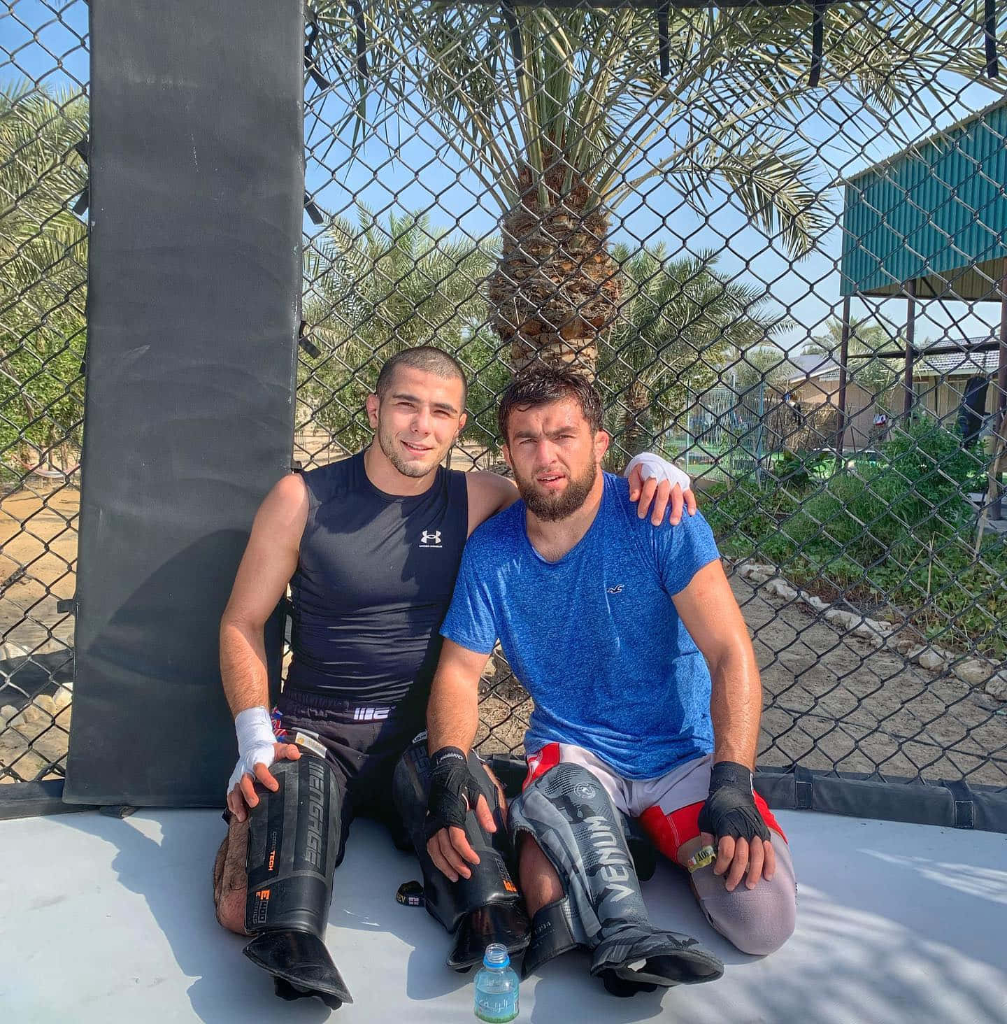 Muhammad Mokaev With Sparring Partner