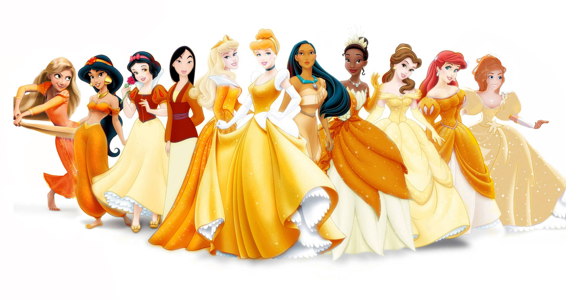 Mulan Reunited With Her Disney Princess Peers. Background