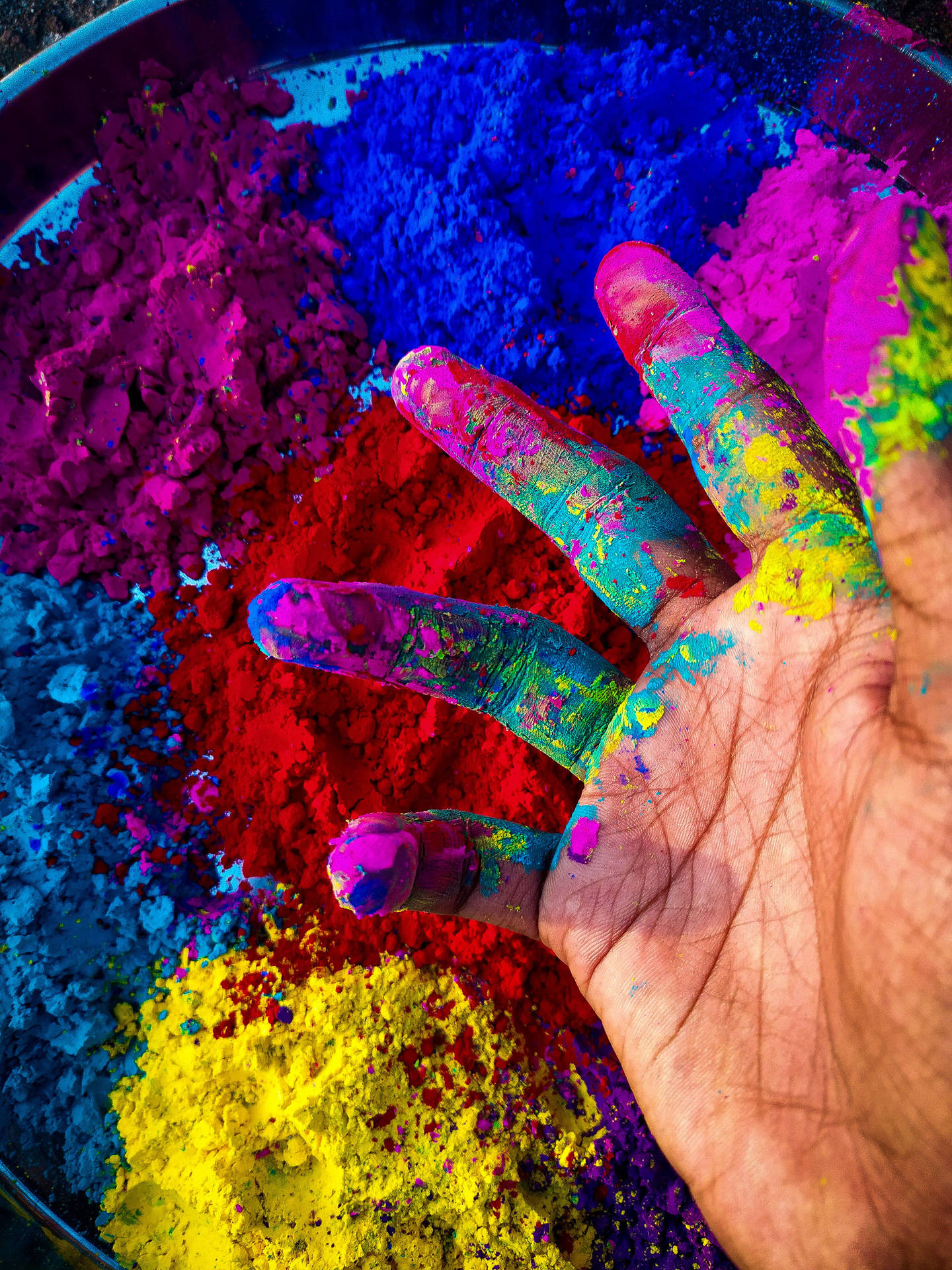 Multicolor Holi Color Powder