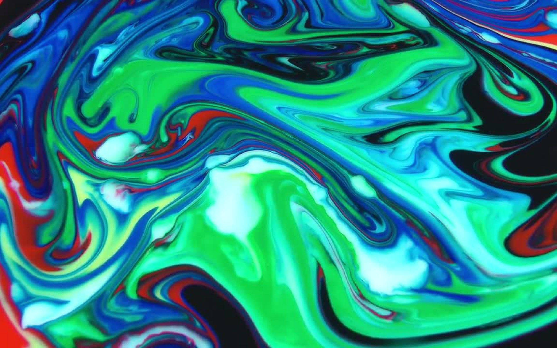 Multicolored Abstract Marble Desktop