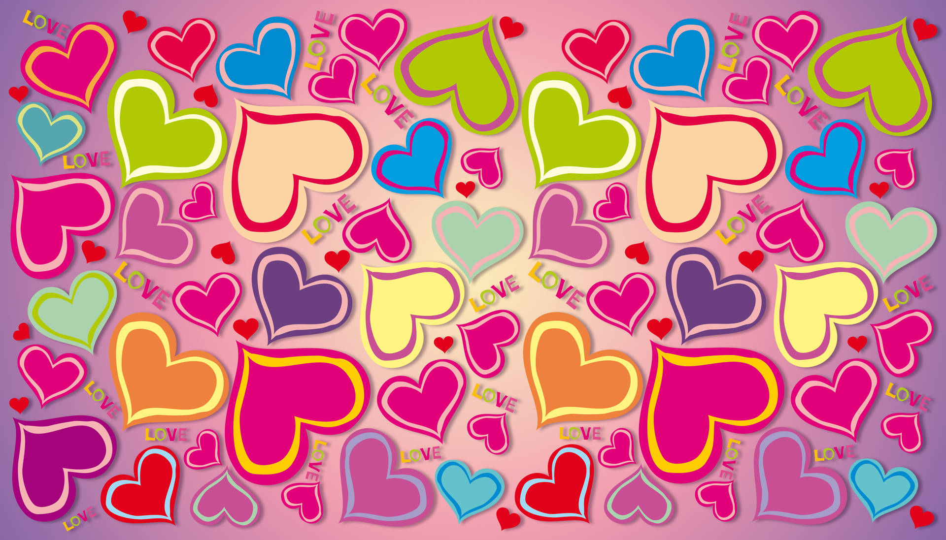 Multicolored Awesome Heart