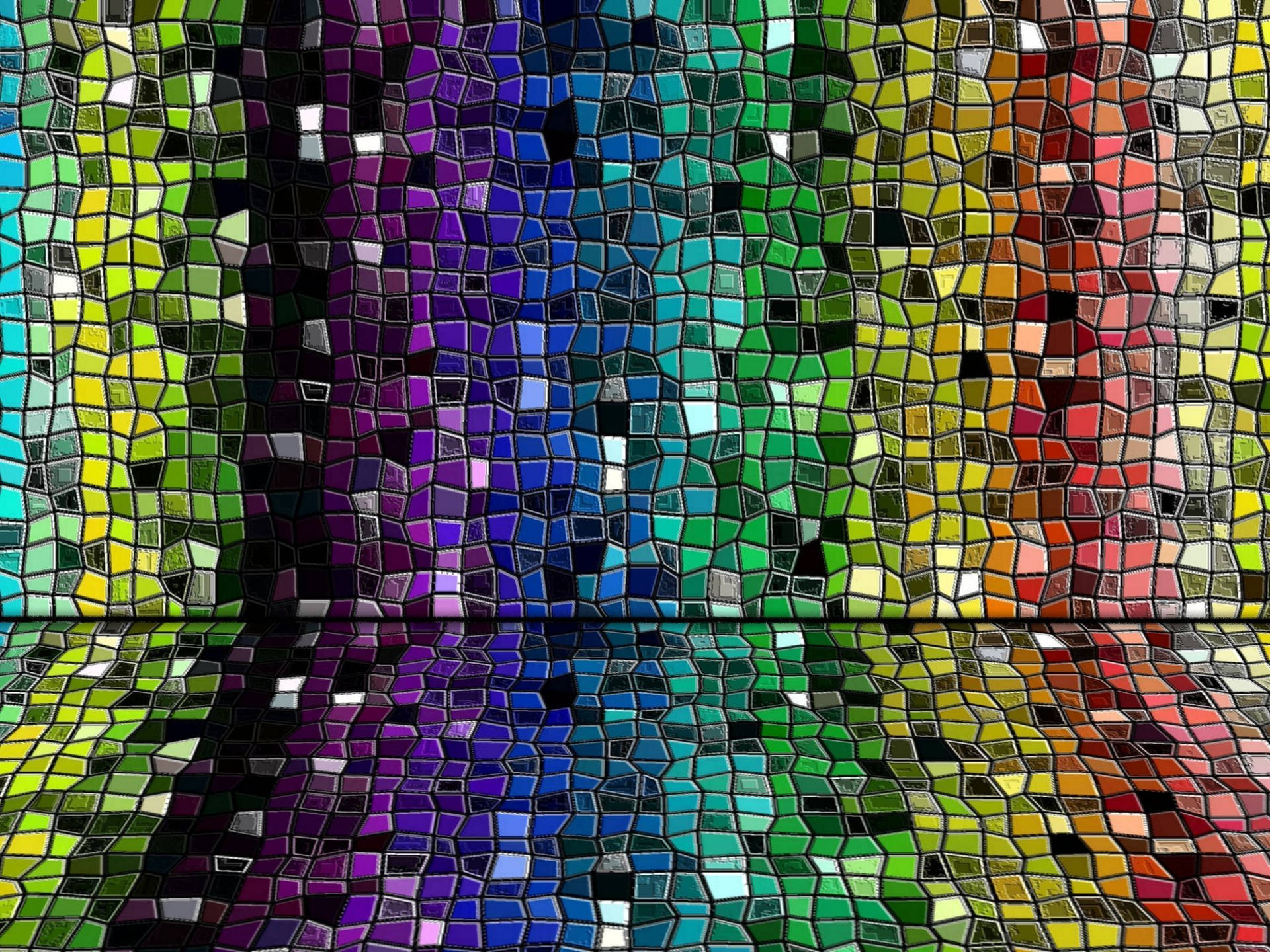 Multicolored Mosaic Background