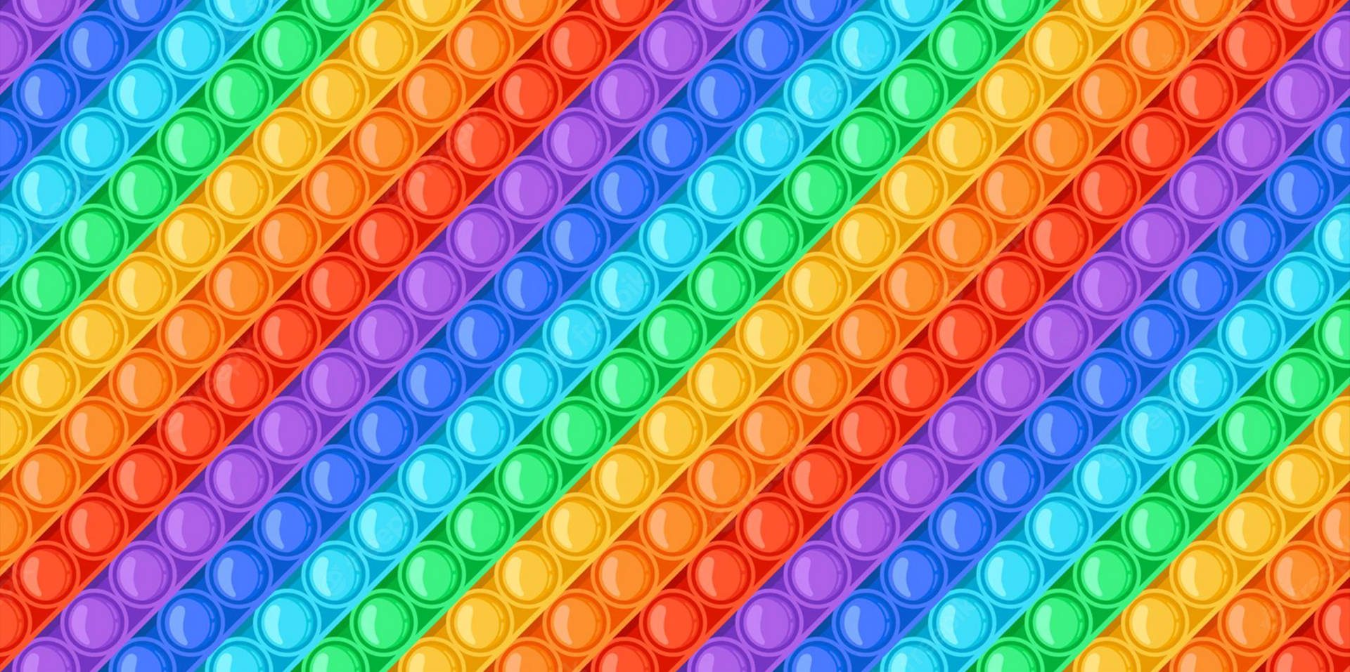 Multicolored Pop-it Rectangle Fidget Toy Background