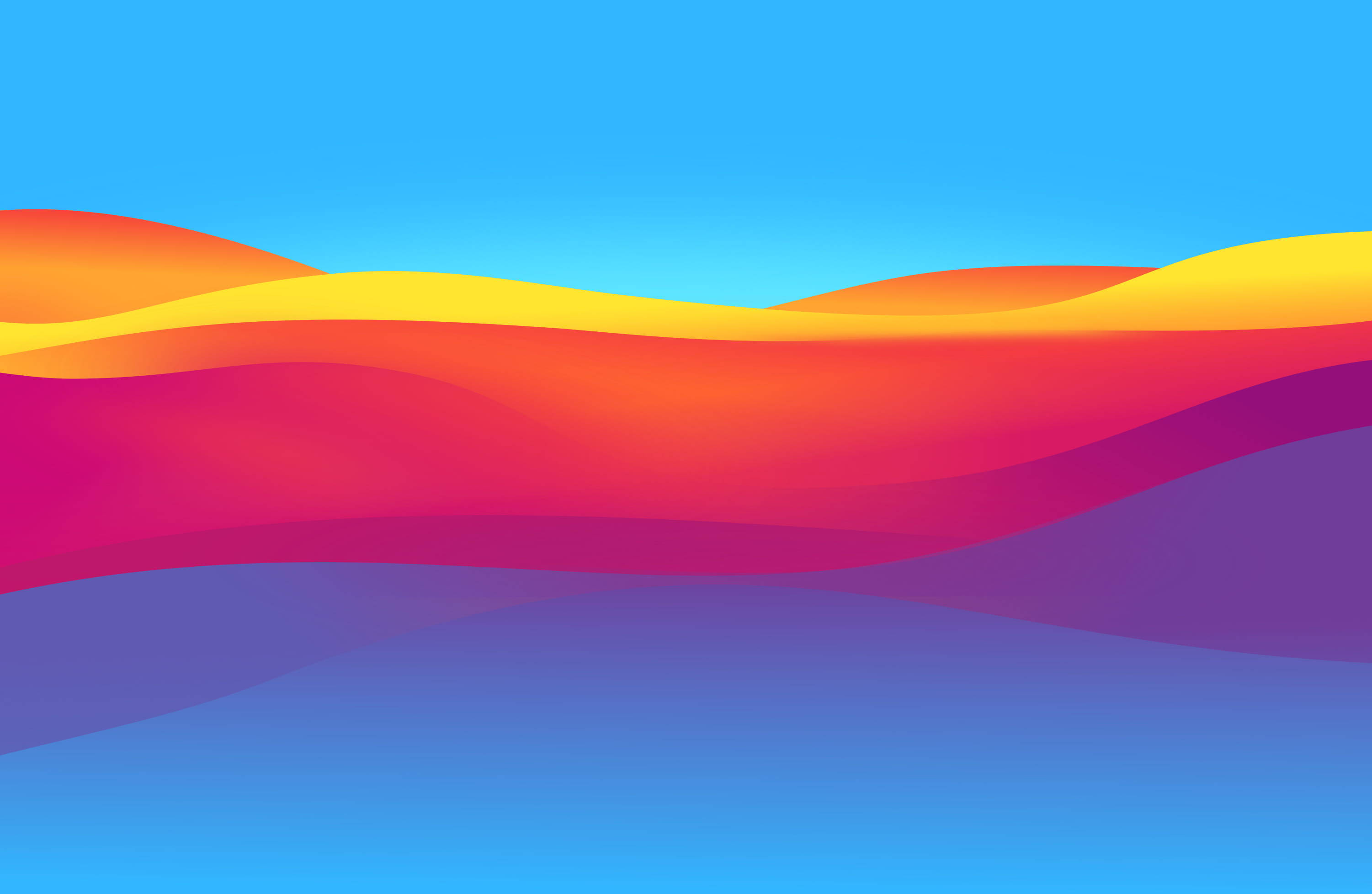 Multicolored Waves Backgrounds