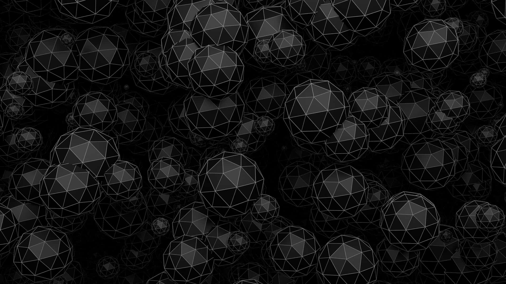 Multifaceted Prism Spheres Background