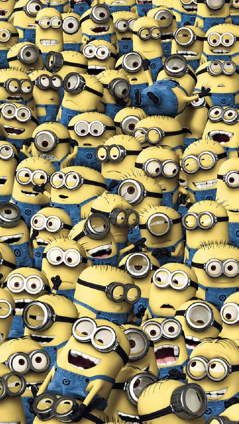 Multiple Minion Phone Background