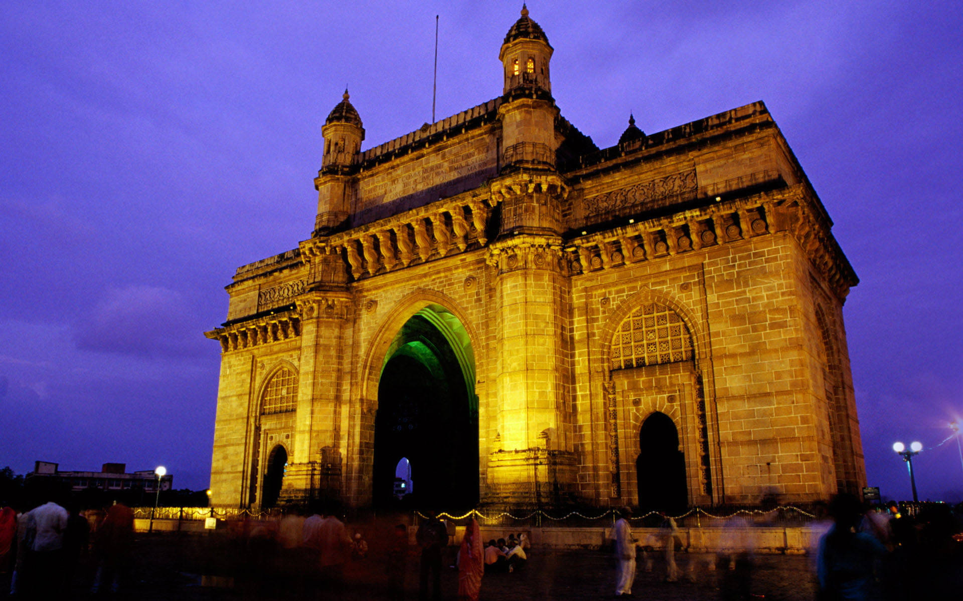 Mumbai Gateway Evening Background