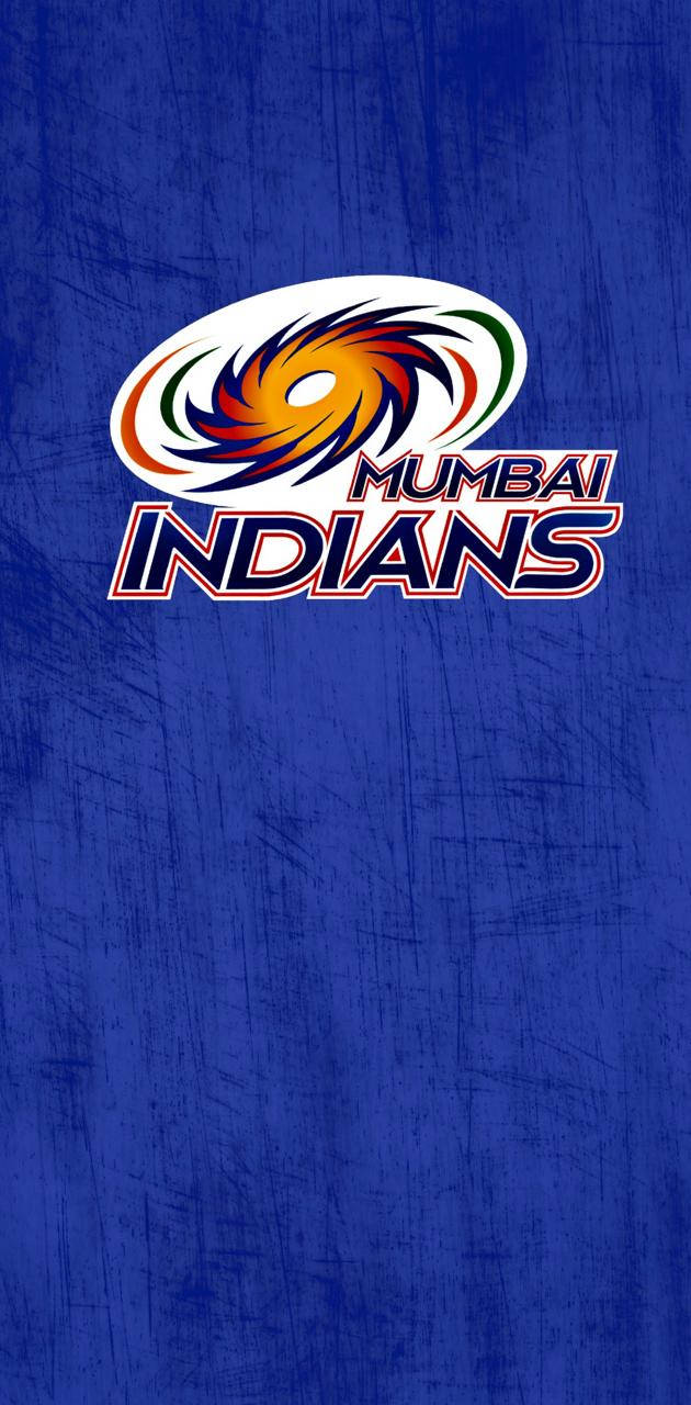 Mumbai Indians Logo In Violet Background