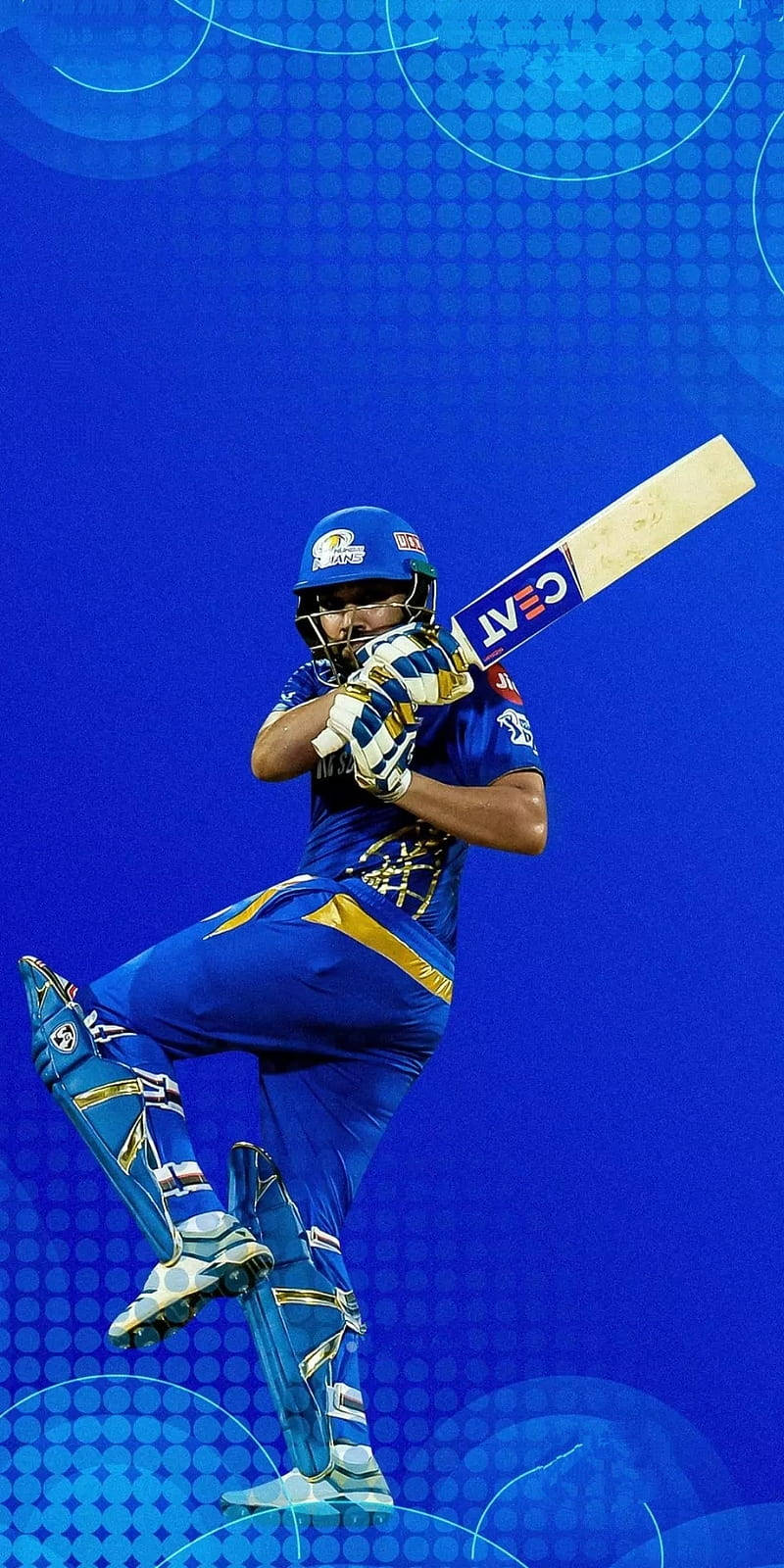 Mumbai Indians Star Batsman Rohit Sharma Background