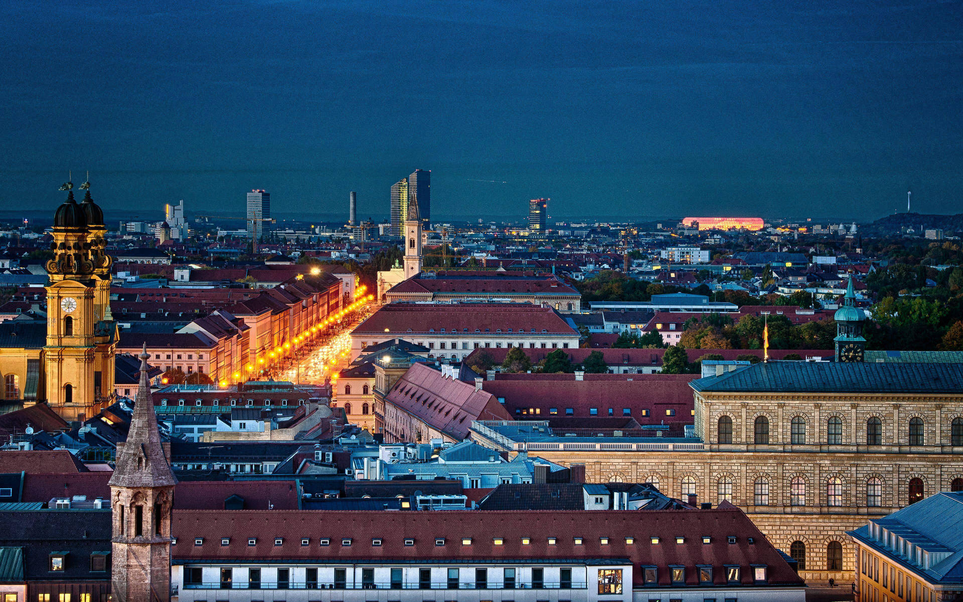 Munich City Bavaria Germany Background