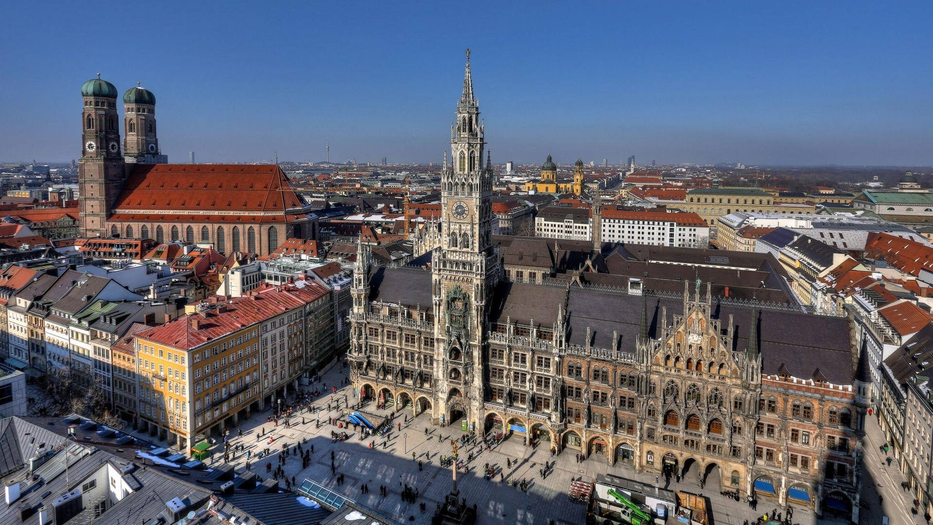 Munich City Germany Old Buildings