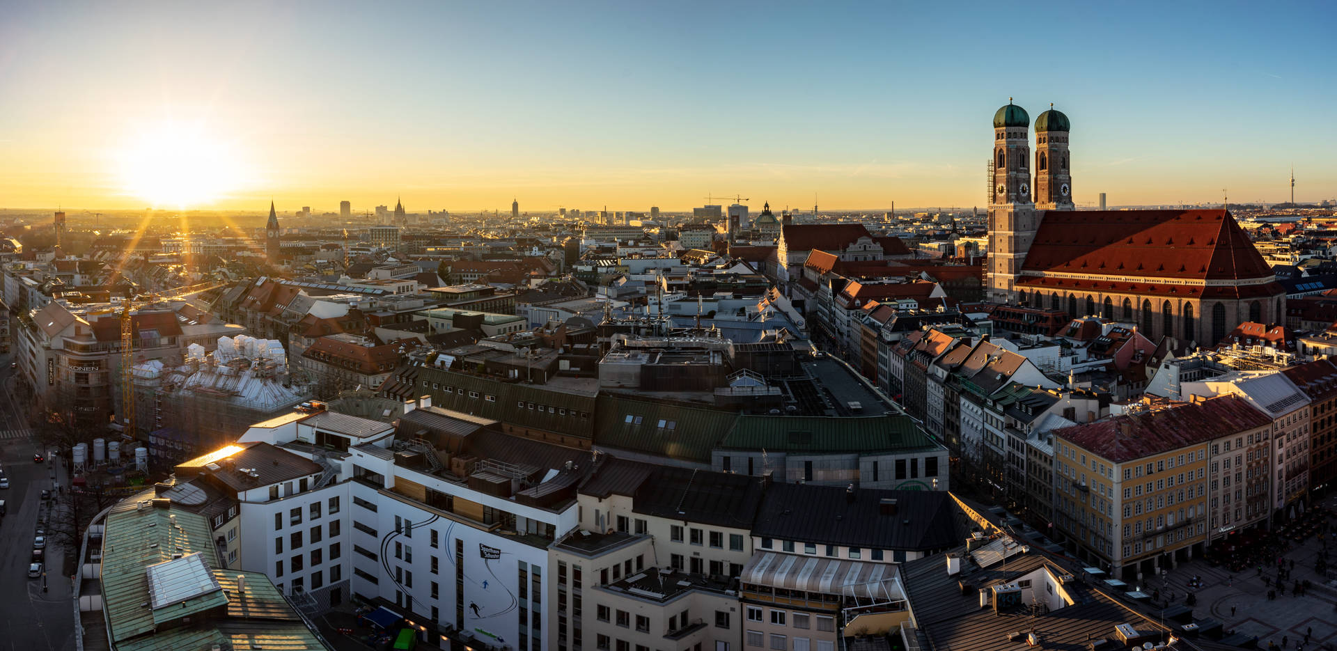 Munich City Germany Skyline Background