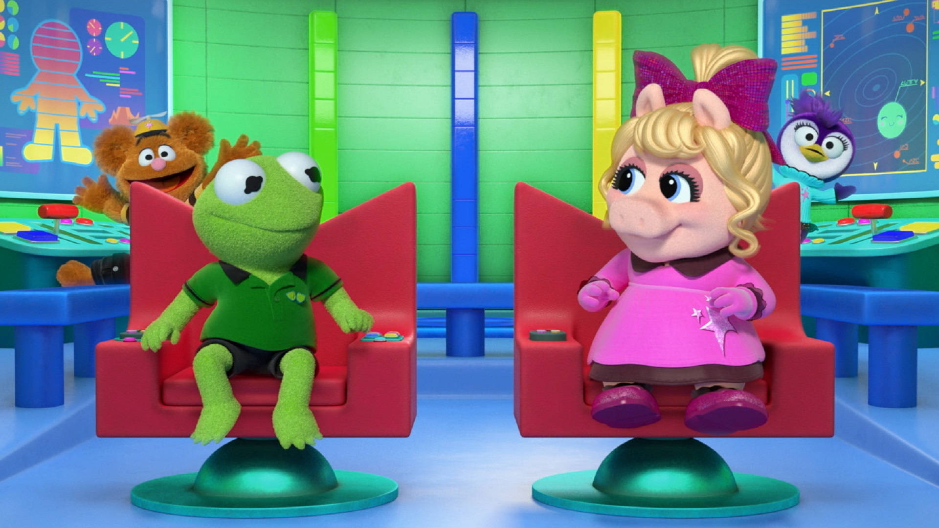 Muppet Babies - Starship Piggy Adventure Background