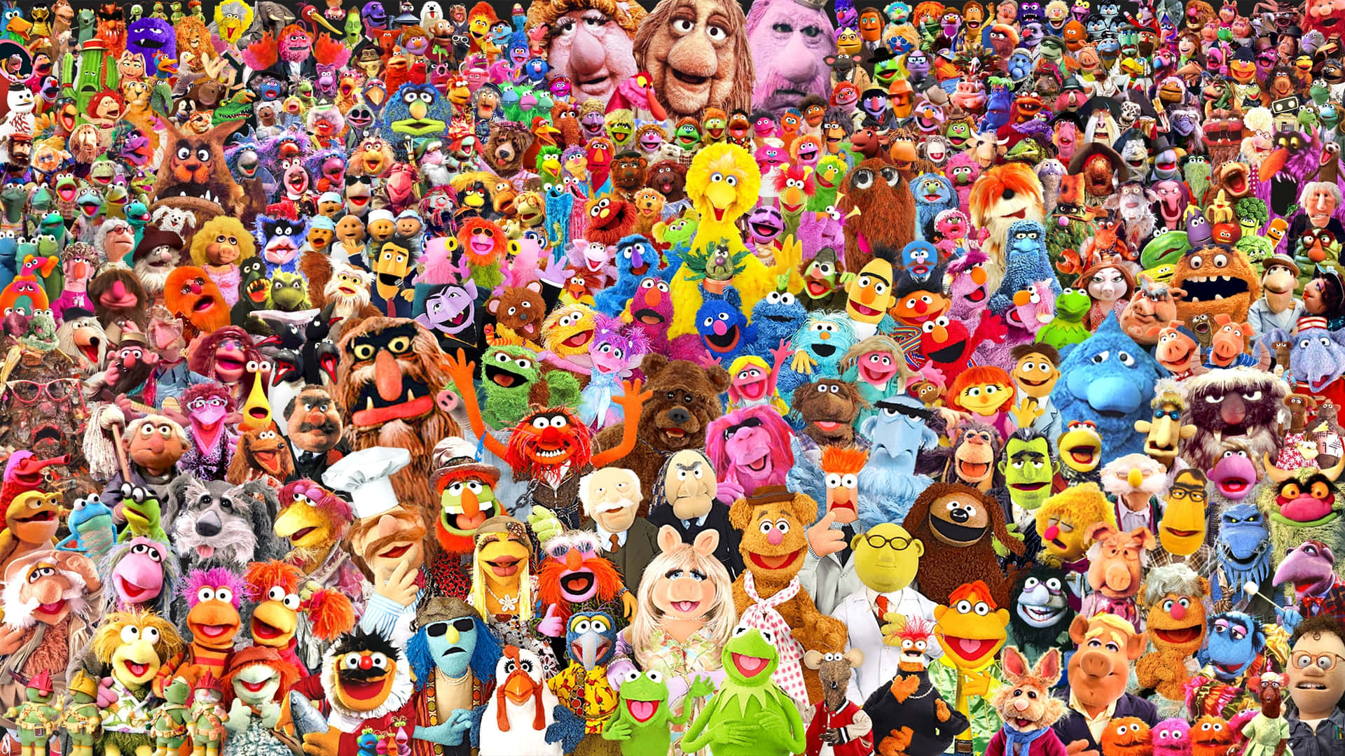 Muppets Collage Extravaganza Background