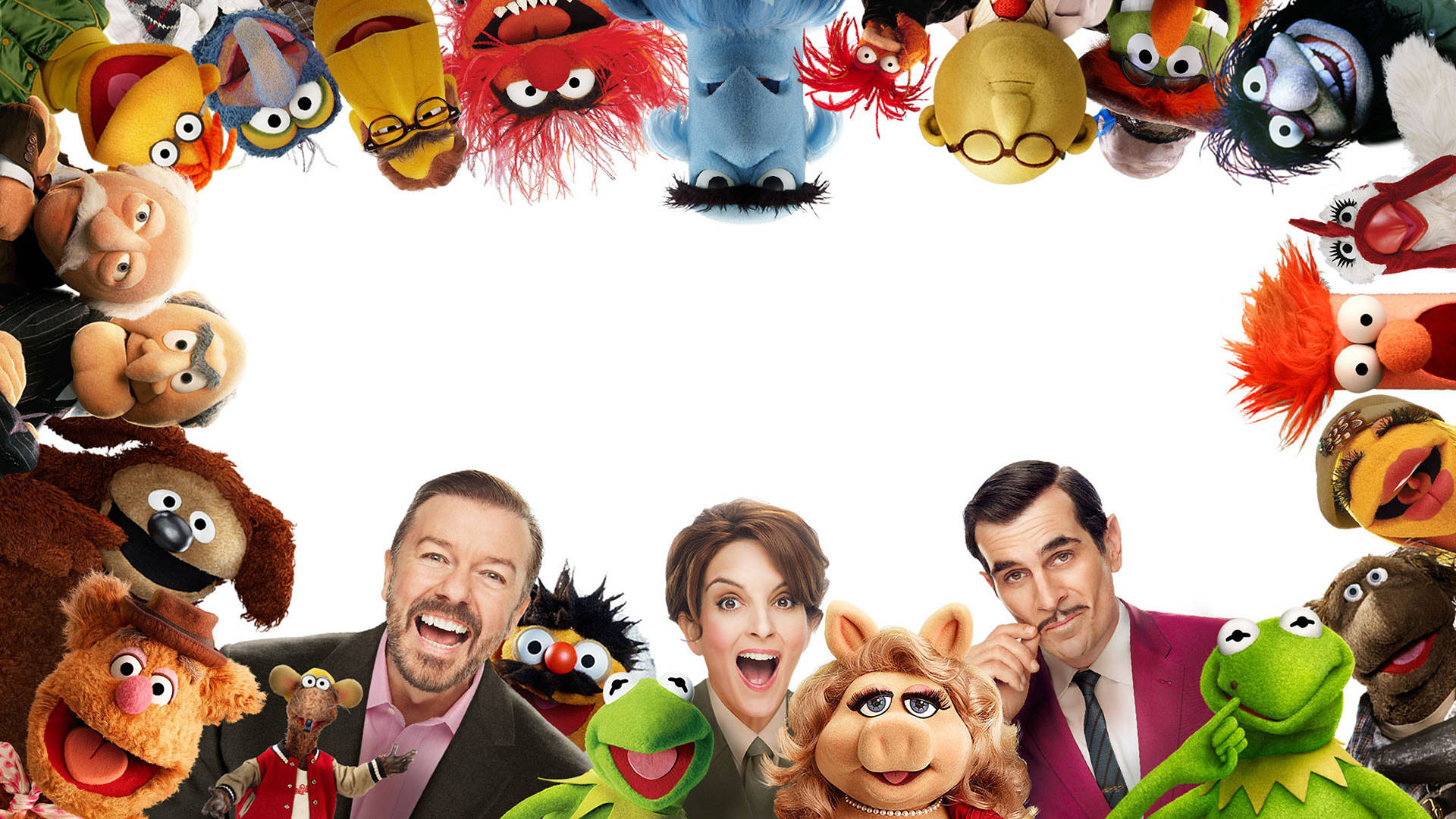Muppets Most Wanted All-smile Poster Background