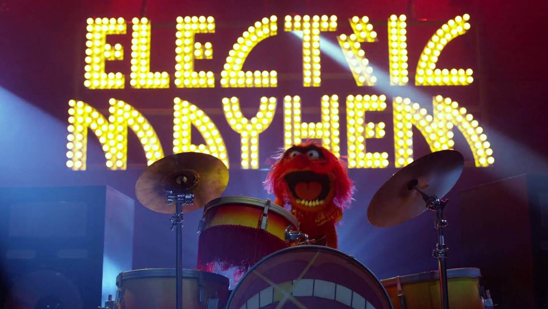 Muppets Most Wanted Animal Drums Background