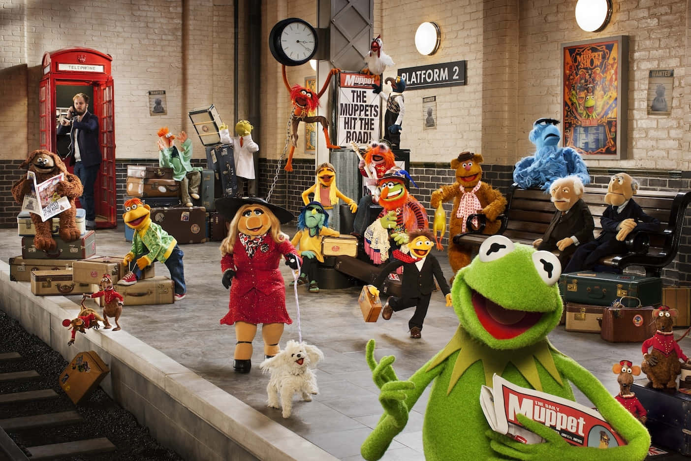 Muppets Train Station Adventure Background