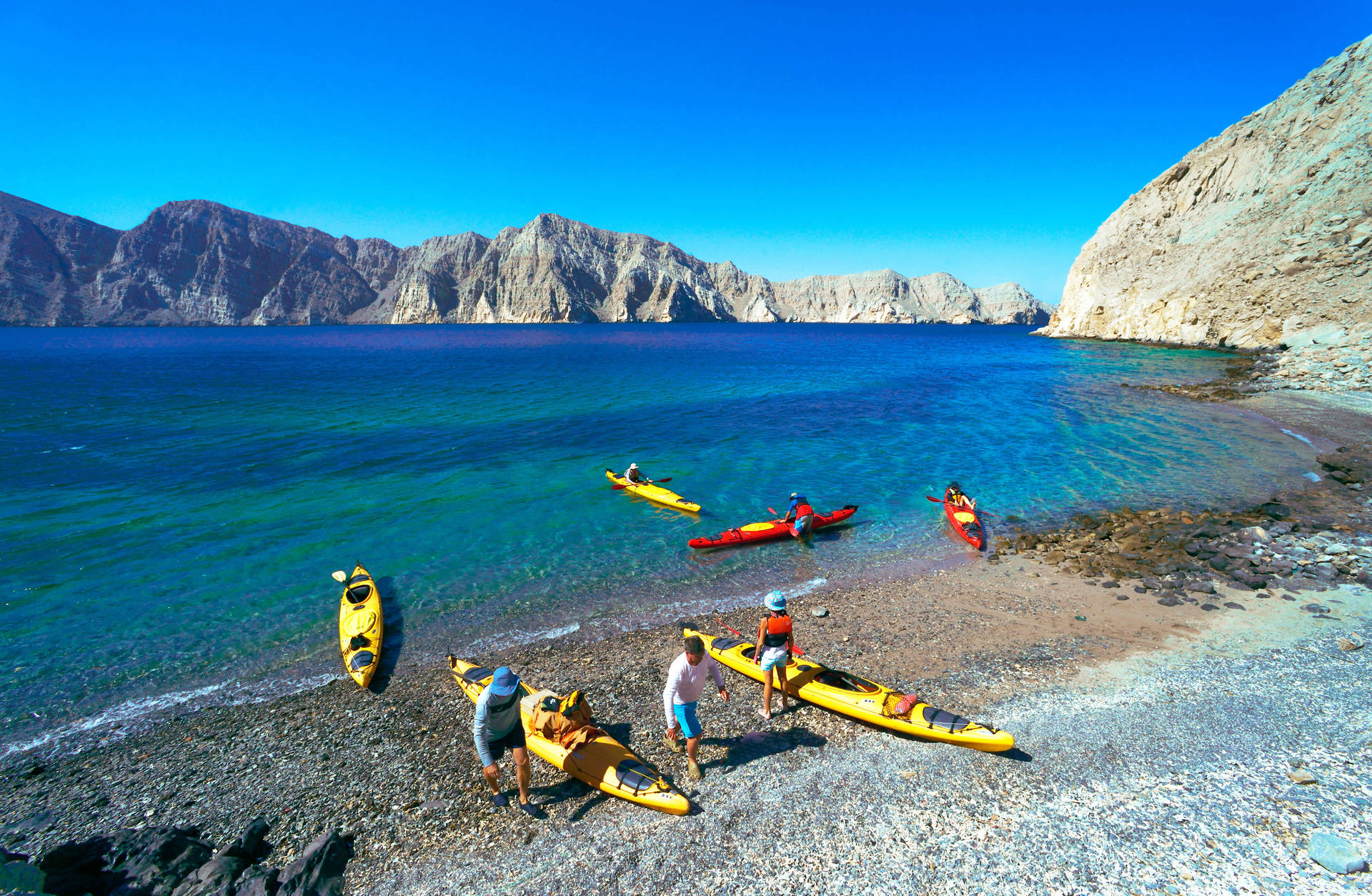 Musandam Beaches Of Oman Background