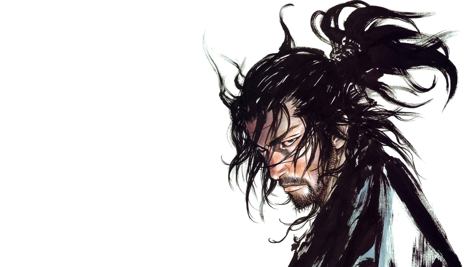 Musashi Miyamoto Ashura Stroke | Vagabond Manga Background