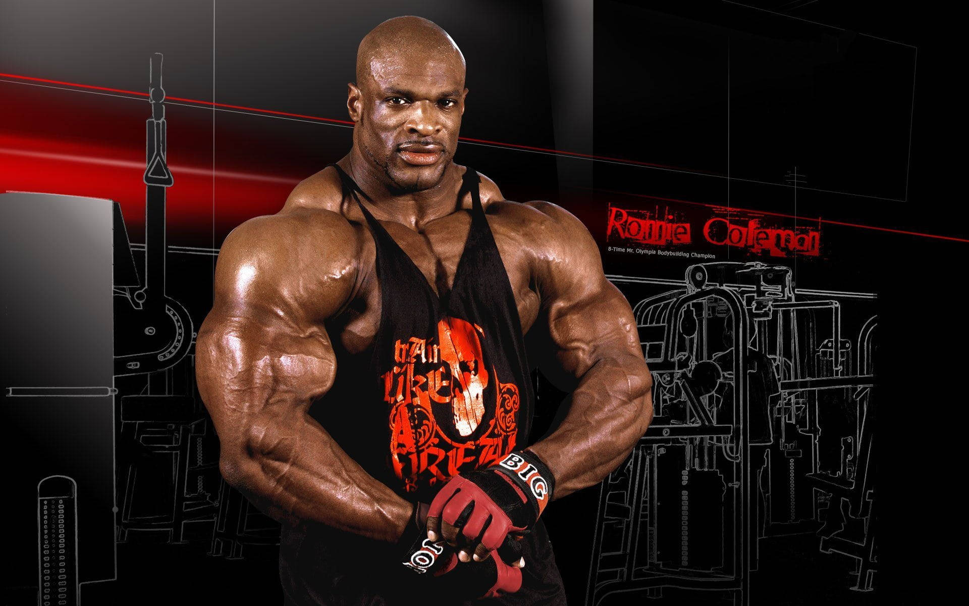 Muscle Man Ronnie Coleman Background