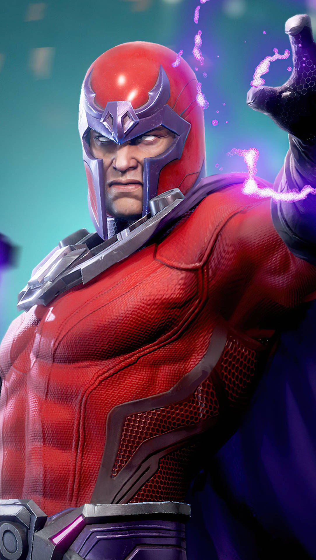 Muscular Red Magneto Background
