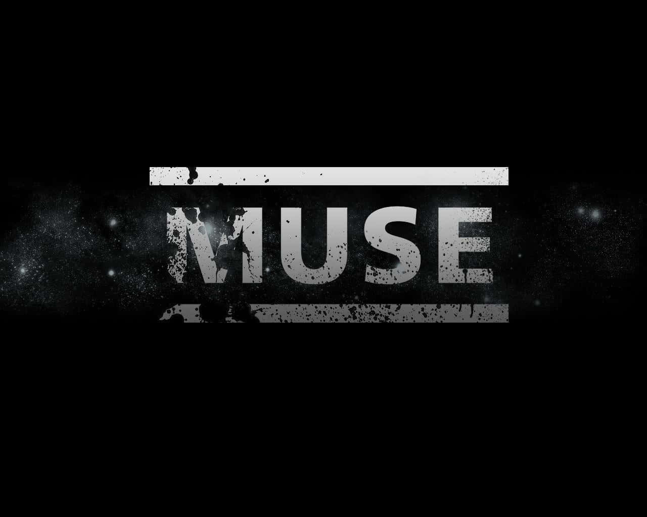 Muse Band Logo Starry Background