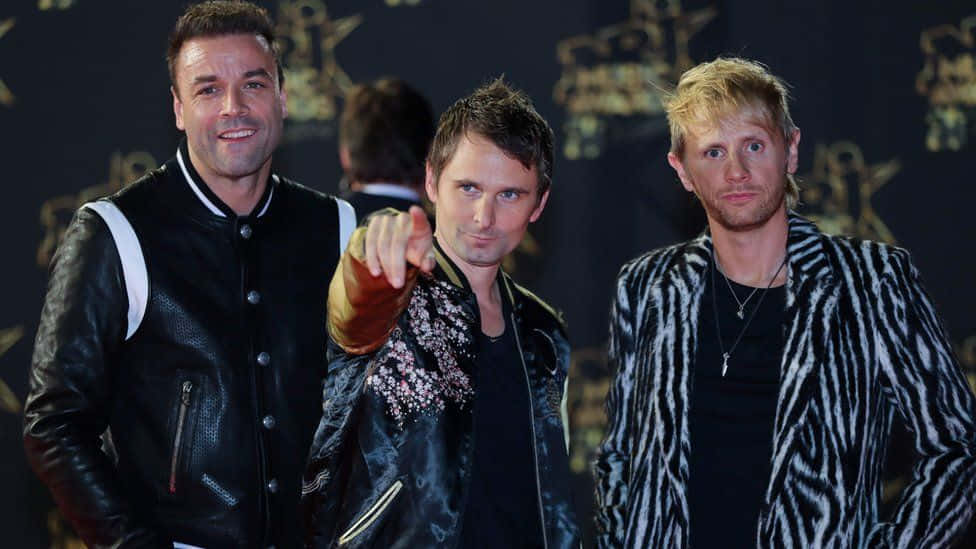 Muse Band Members Red Carpet Event Background