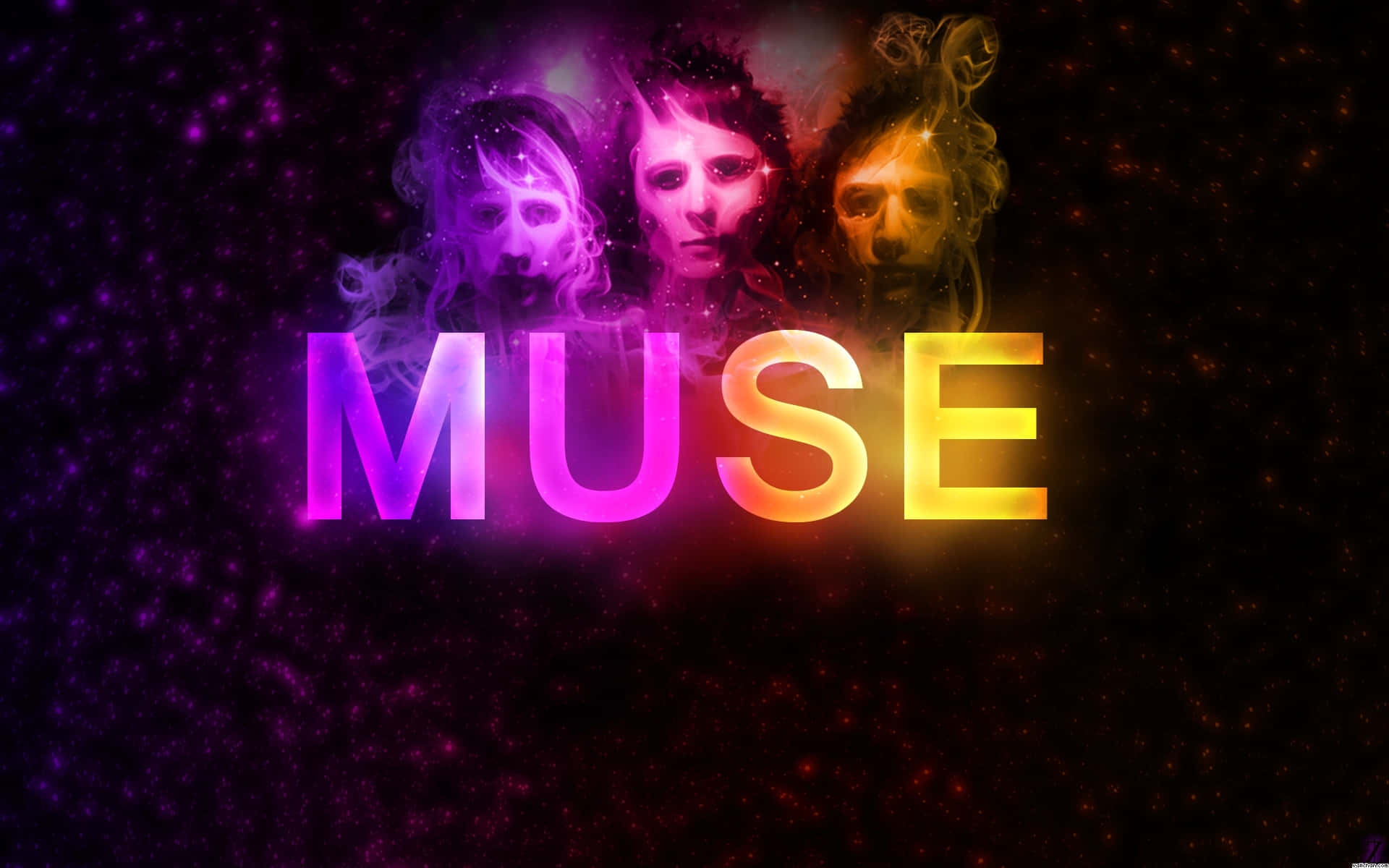 Muse Band Space Background Background