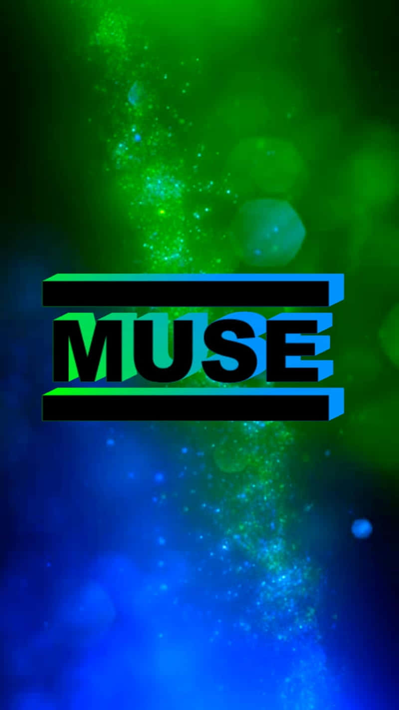 Muse Galactic Green Blue Backdrop Background