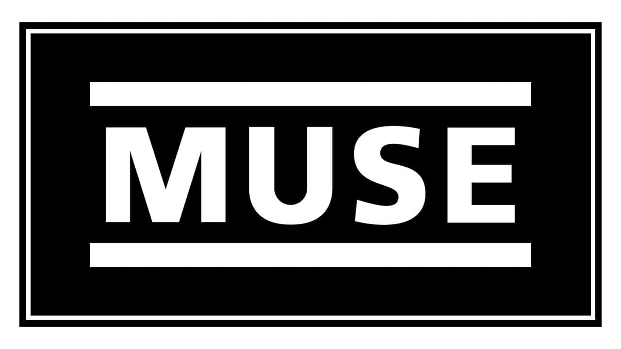 Muse Logo Blackand White Background
