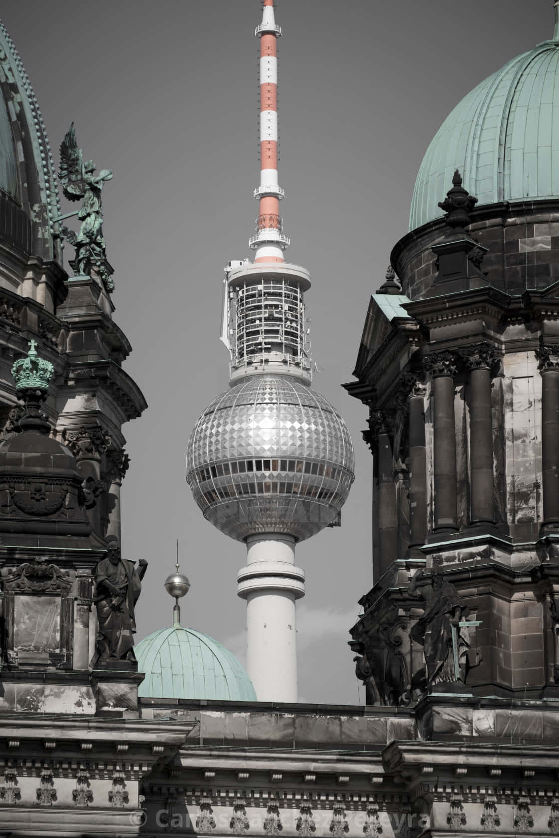 Museum Island Cathedral And Tv Tower