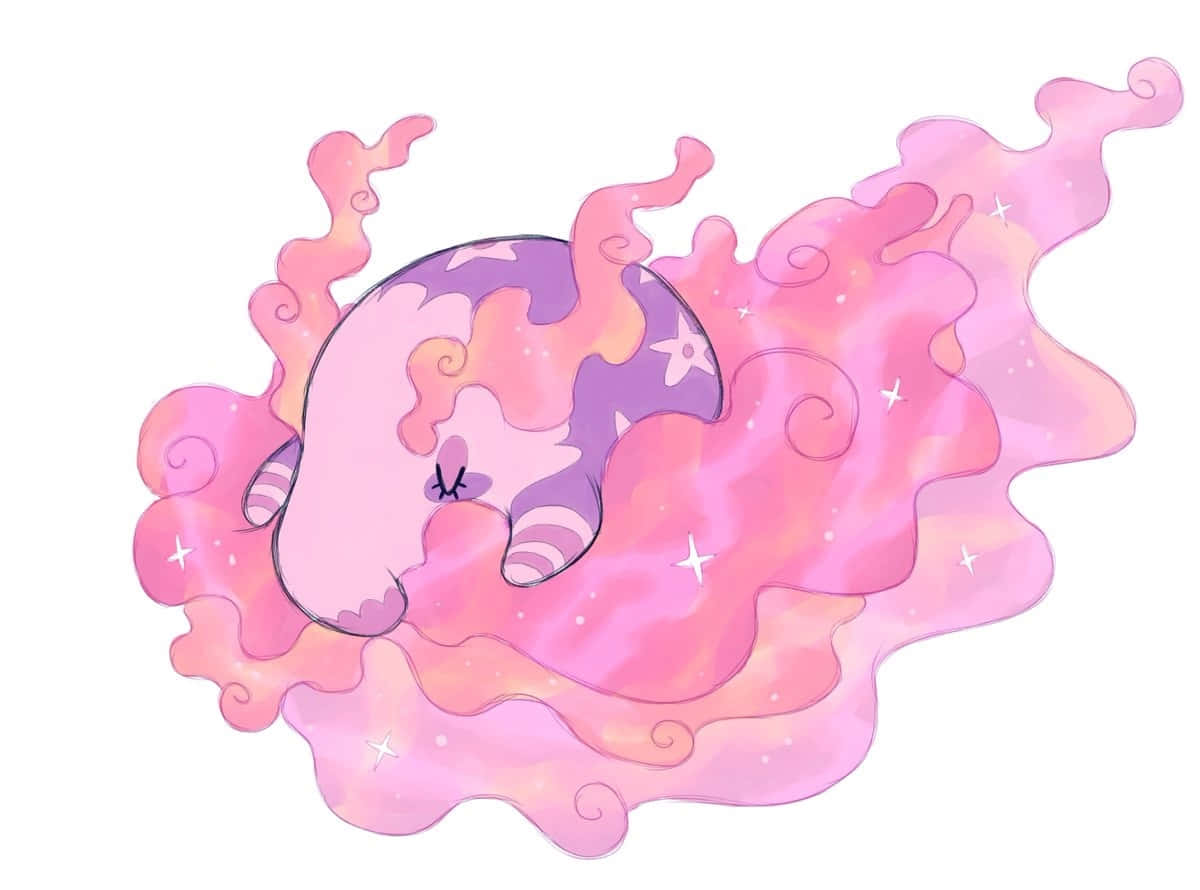 Musharna On Dream Cloud Background