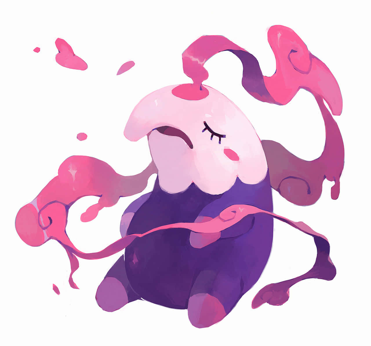 Musharna With Heart-like Petals Background