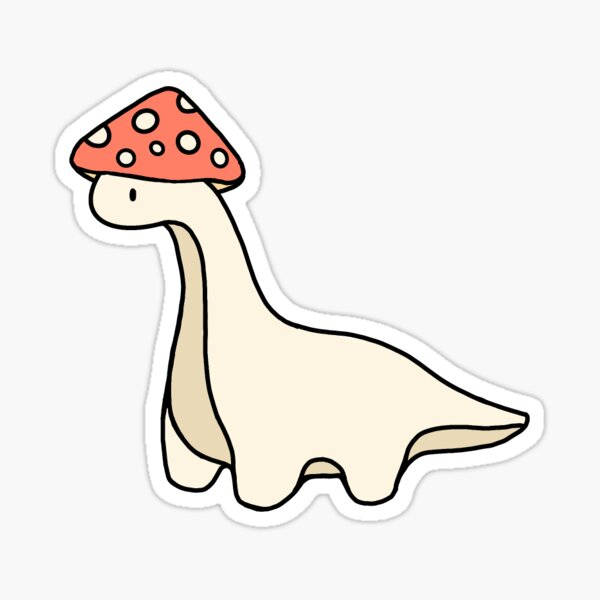 Mushroom Aesthetic Dino Background